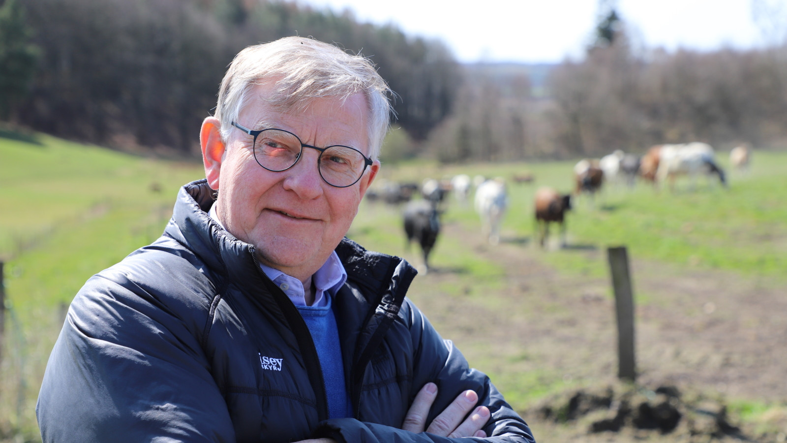 Poul Pedersen håber at fødevareministeren lyttede til hans budskab om at græssende køer er en forudsætning for økologiens fortsatte vækst